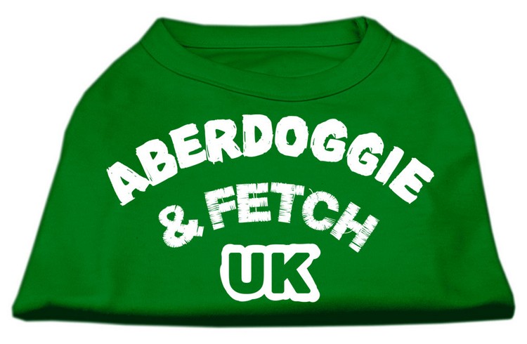 Aberdoggie UK Screenprint Shirts Emerald Green XS